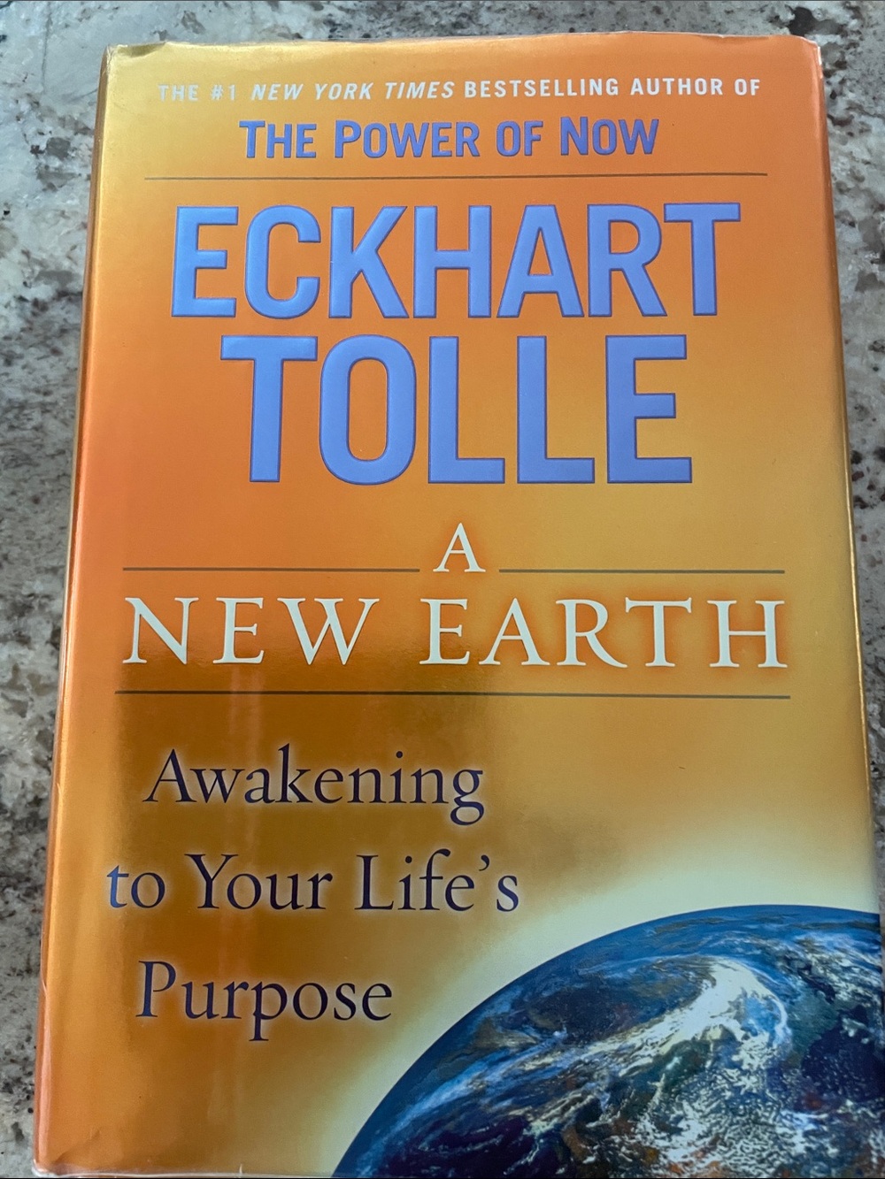 Eckhart Tolle "A New Earth" Orange Hardcover